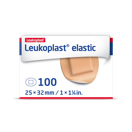 Adhesive Strip LeukoplastÂ® Elastic Cross-Elastic Material Tan 1-1/4 Inch Diameter Sterile - BeHope