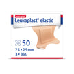 Adhesive Strip LeukoplastÂ® Elastic Cross-Elastic Material Tan 3 X 3 Inch Sterile - BeHope