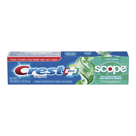 Toothpaste Crest® Whitening with Scope Minty Fresh 2.7 oz. Tube - BeHope
