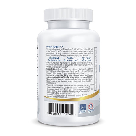 Dietary Supplement Nordic Naturals® Proomega Softgel 60 Per Bottle - Behope