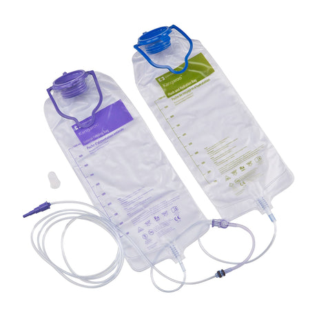 Enteral Feeding Pump Flush Bag Set without ENFit® Transitional Adapter Kangaroo™ Joey 1000 mL PVC NonSterile - BeHope