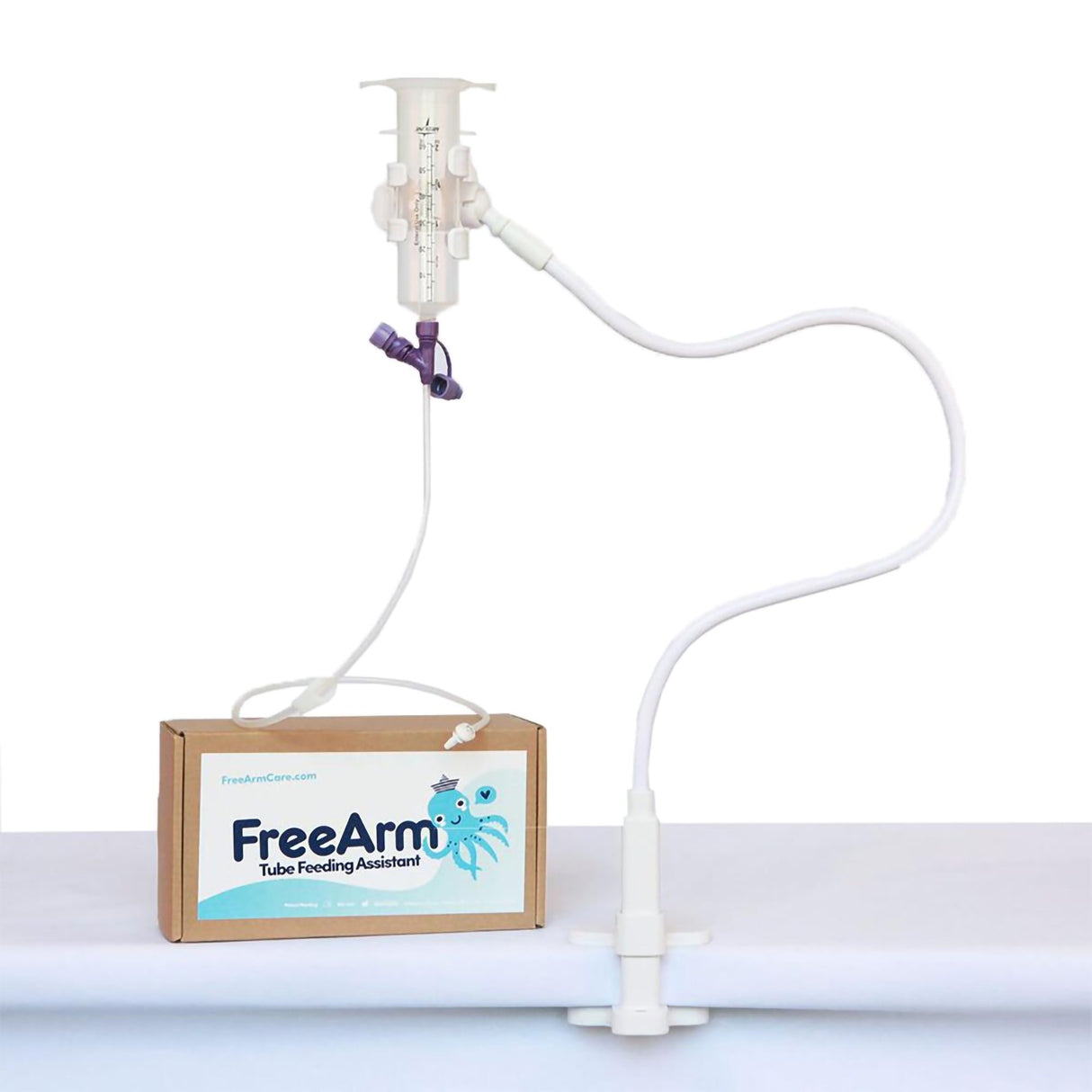 Feeding Tube / Infusion Bag Holder FreeArm® Muscle White - BeHope