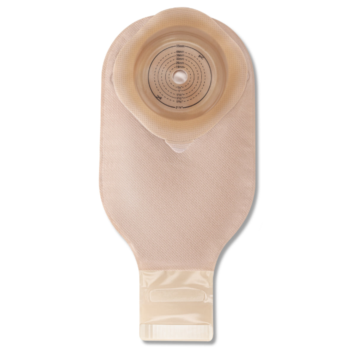 Ostomy Pouch CeraPlus™ One-Piece System 12 Inch Length Soft Convex, Pre-Cut Up to 2-1/8 Inch Stoma Drainable - BeHope
