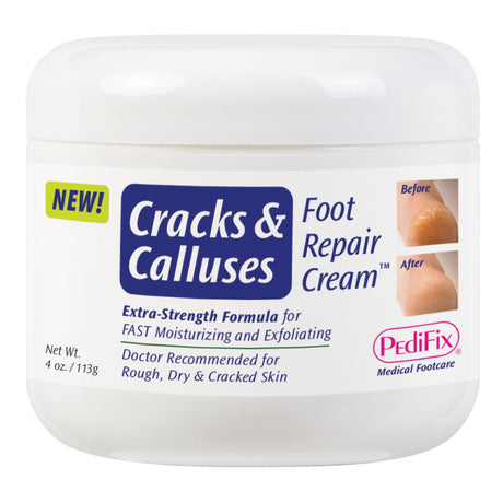 Foot Moisturizer PediFix® Cracks & Calluses 4 oz. Jar Scented Cream - BeHope