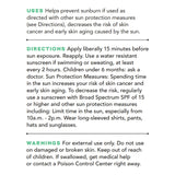 Sunscreen MDSolarSciences® Quick Dry Body Spray SPF 40 Liquid 6 oz. Pump Bottle - BeHope