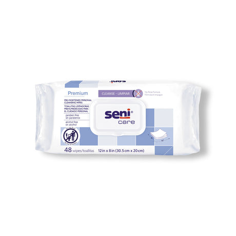 Personal Cleansing Wipes Seni Care Gentle for Sensitive Skin - BeHope