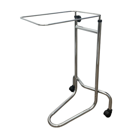 Mayo Instrument Stand McKesson Hand Operated Double Post California Style Small Tray - BeHope