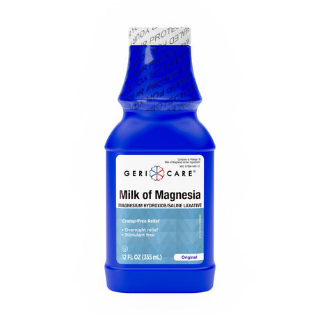 Magnesium Hydroxide Laxative Liquid Geri-care® Constipation Relief - BeHope