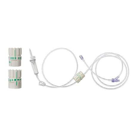 IV Extension Set Rate Flow® Needle-Free Port 17 Inch Tubing Without Filter Sterile - BeHope