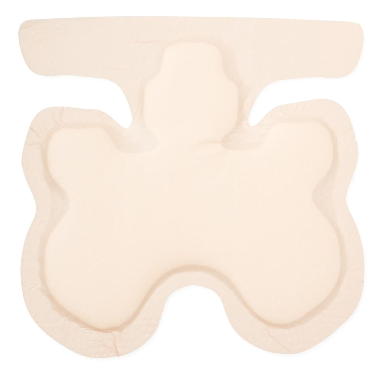 Foam Dressing OptifoamÂ® Gentle Heel 9 X 9 Inch With Border Waterproof Film Backing Silicone Face and Border Heel Sterile - BeHope