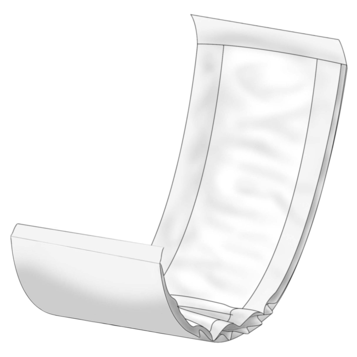 Incontinence Liner Abena® Abri-Let Normal 4.3 X 15.3 Inch Light Absorbency Fluff / Polymer Core One Size Fits Most - BeHope
