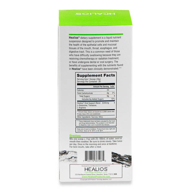 Healios® Oral Powder Supplement for Cancer Mouth Sores - BeHope