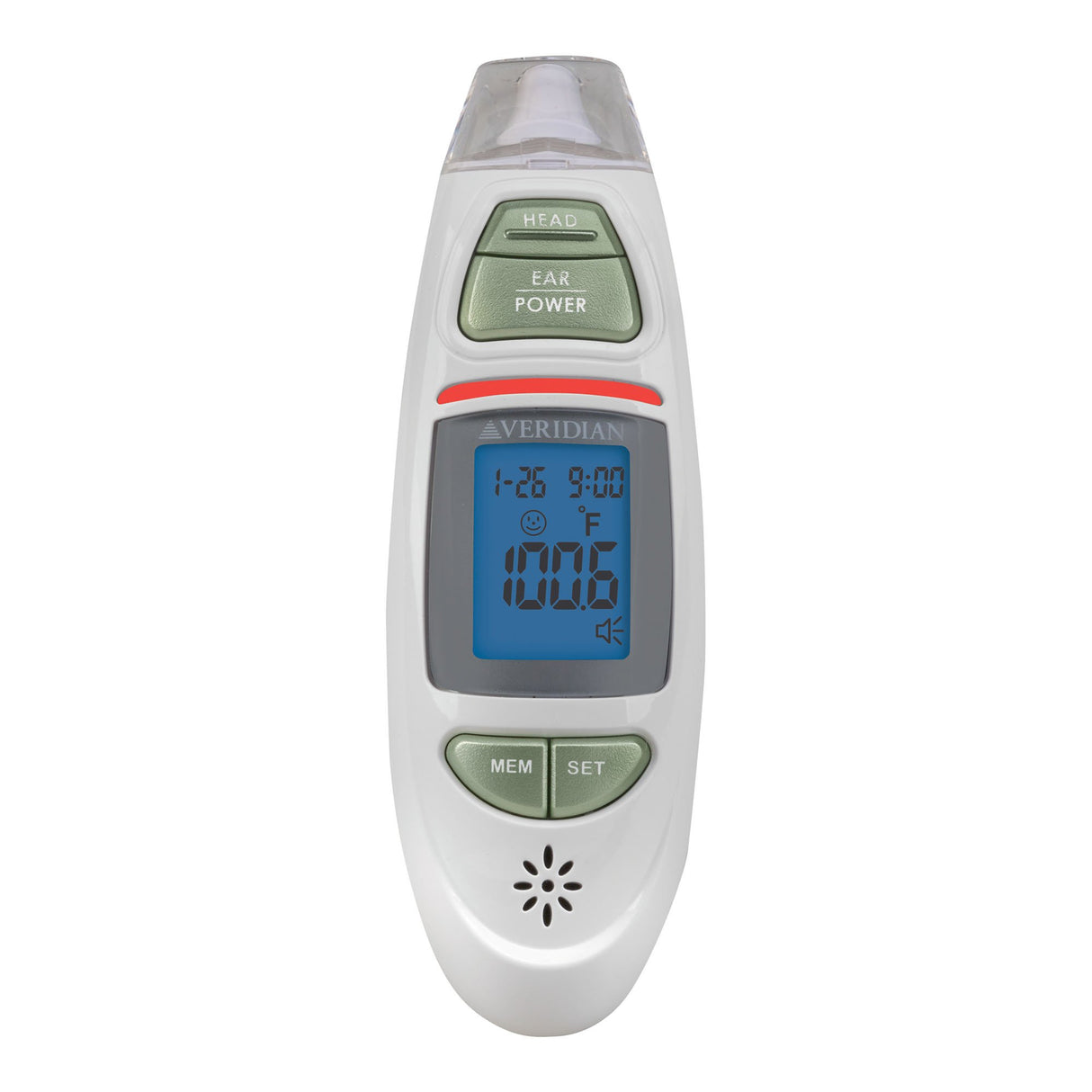 Non-contact Skin Surface Thermometer Veridian with 3-Color Fever Light - BeHope
