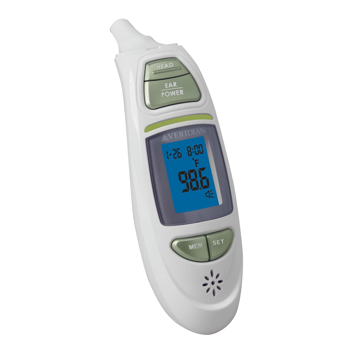 Non-contact Skin Surface Thermometer Veridian with 3-Color Fever Light - BeHope
