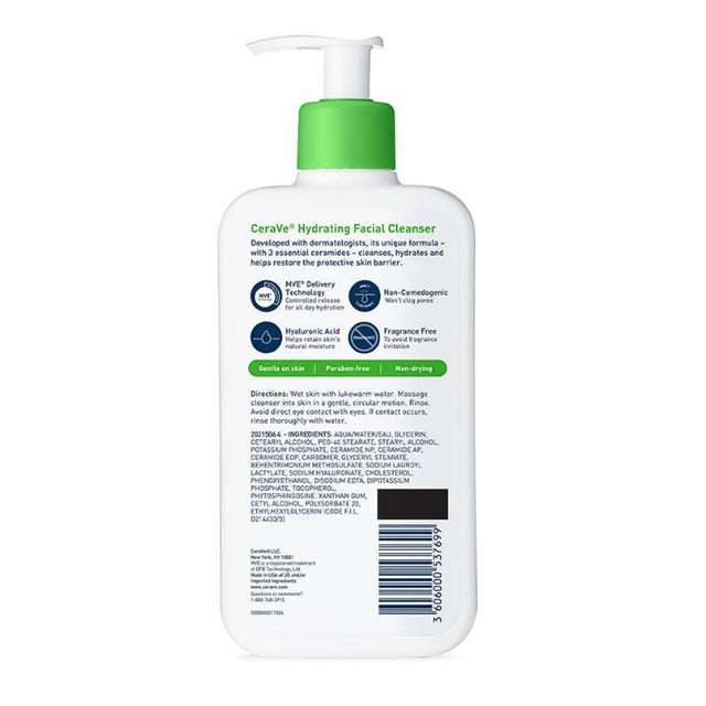 Facial Cleanser CeraVe® Hydrating Fragrance Free - BeHope