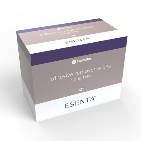 Adhesive Remover Esenta™ Sting Free Wipe 25 per Box Alcohol Free - BeHope