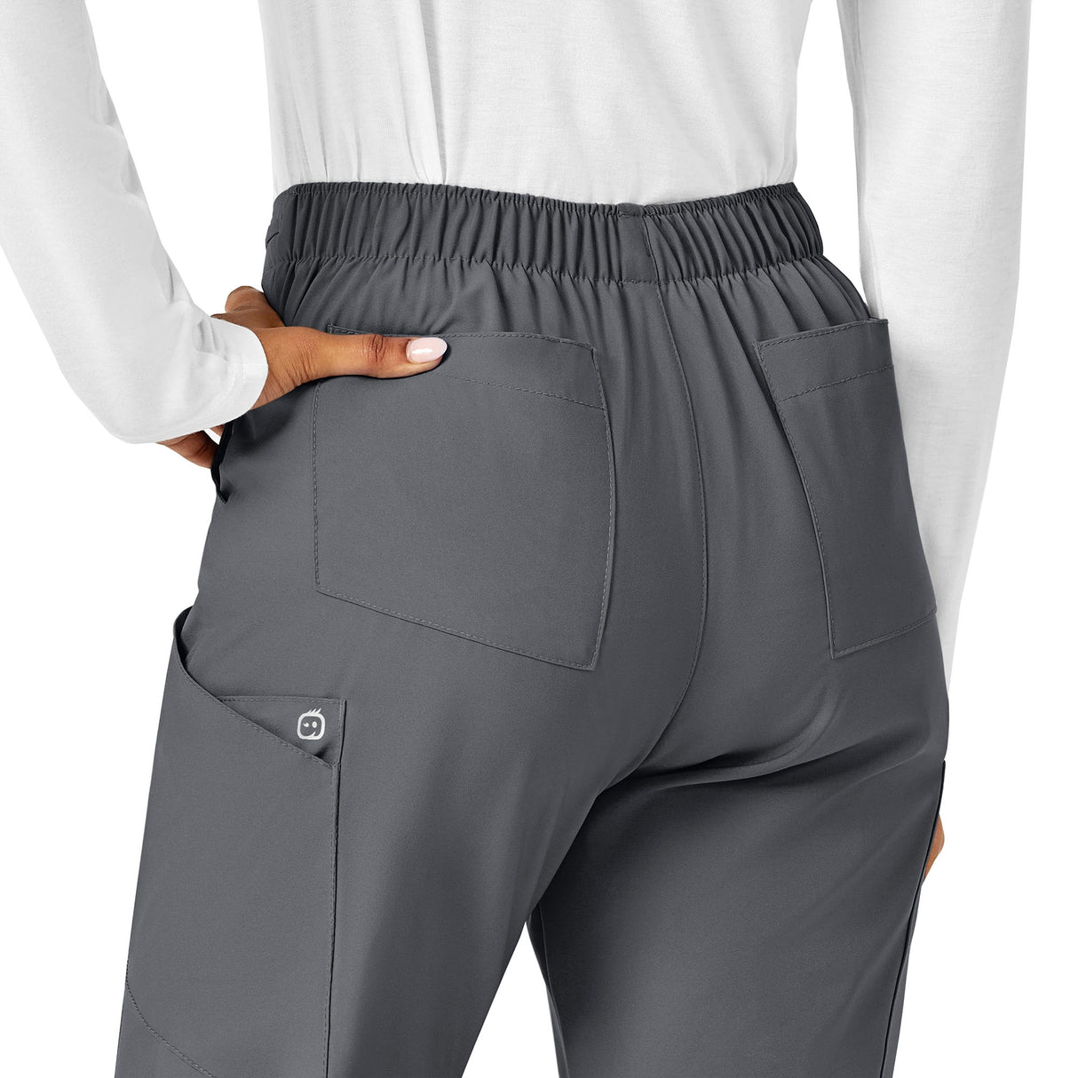 Scrub Pants Wink™ W123 Cargo Small Pewter Female - BeHope
