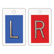 Identifier Markers 1 Inch Blue / Red Left / Right 1 Set - BeHope