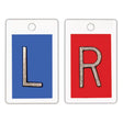 Identifier Markers 1 Inch Blue / Red Left / Right 1 Set - BeHope