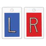 Identifier Markers 1 Inch Blue / Red Left / Right 1 Set - BeHope