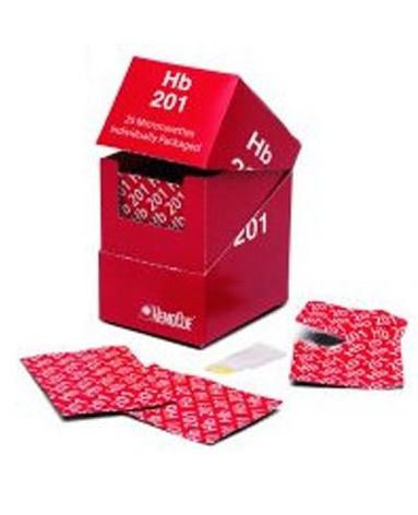 Hematology Reagent Microcuvette HemoCue® Hb 201 Hemoglobin (Hb) For HemoCue Photometers 100 Tests - BeHope