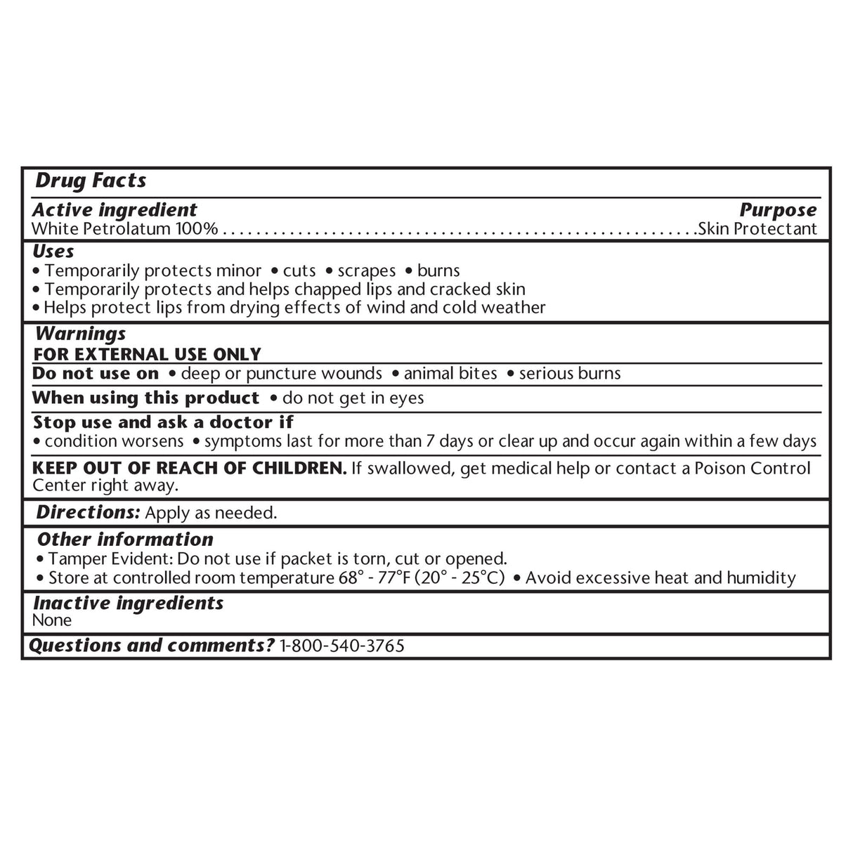 Petroleum Jelly Geri-Care® 5 Gram Individual Packet NonSterile - BeHope
