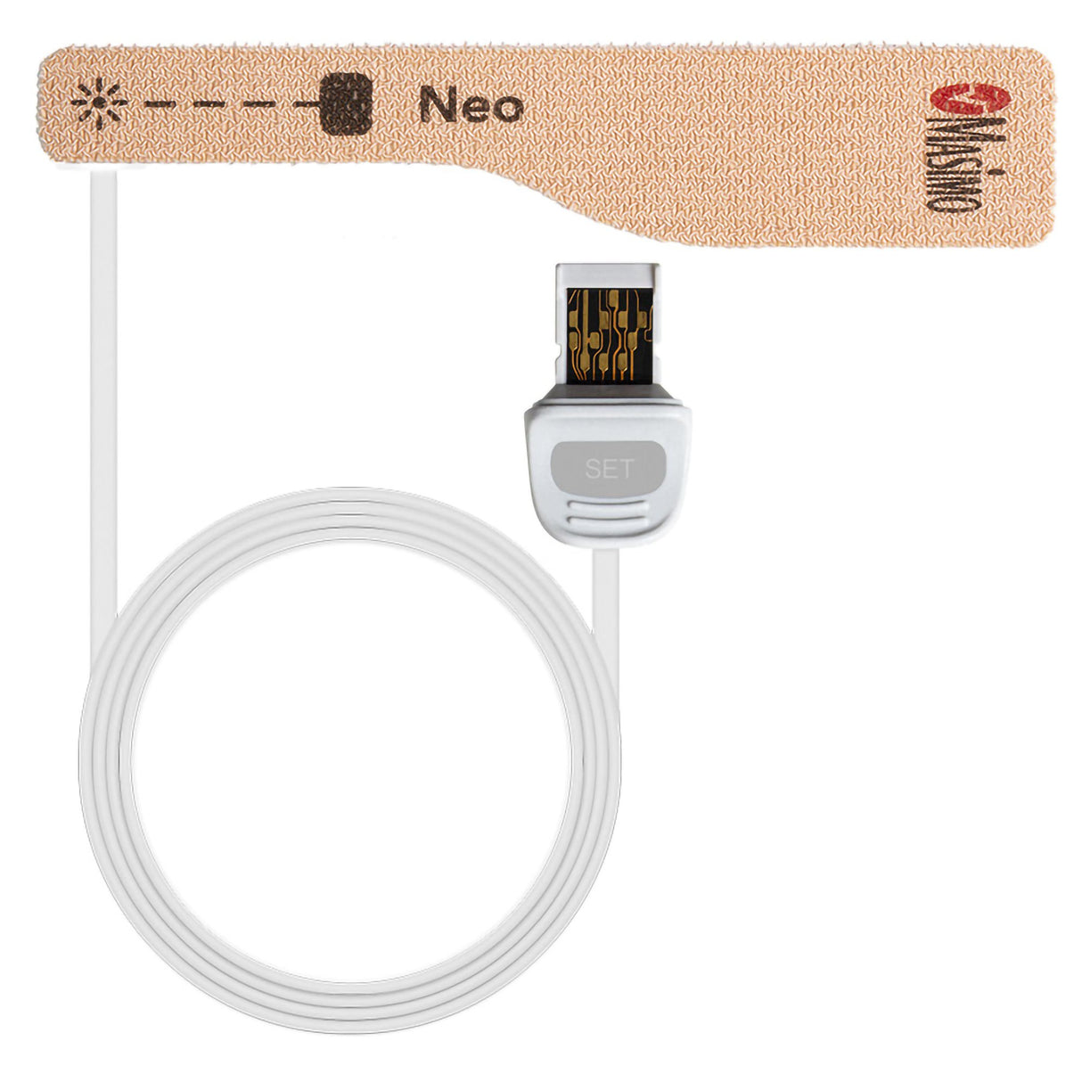 SpO2 Sensor Masimo Finger Neonate Single Patient Use 2 Foot Cord - BeHope
