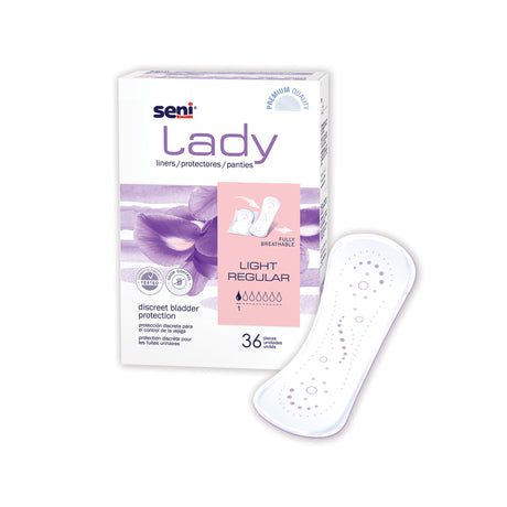 Bladder Control Pad Seni® Lady Light Ultra-Thin Discreet Protection - BeHope
