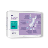 Bladder Control Pad Seni® Lady Maximum 11 Inch Length Moderate Absorbency Super Absorbent Core One Size Fits Most - BeHope