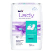 Bladder Control Pad Seni® Lady Maximum 11 Inch Length Moderate Absorbency Super Absorbent Core One Size Fits Most - BeHope