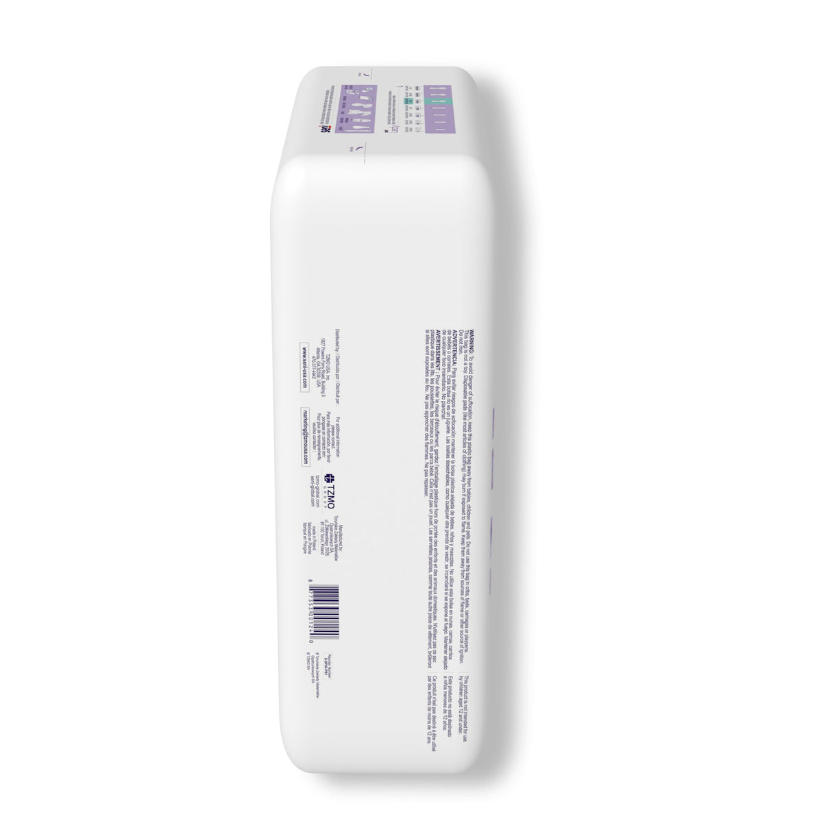 Bladder Control Pad Seni® Lady Maximum 11 Inch Length Moderate Absorbency Super Absorbent Core One Size Fits Most - BeHope