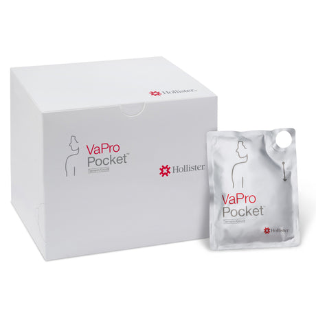 Intermittent Catheter Tray VaPro Plus Pocket™ Tiemann / Coudé Tip 16 Fr. PVC - BeHope
