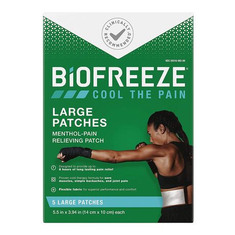 Biofreeze® Comfort Optimized Menthol Pain Relief Patch - BeHope