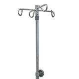 IV Stand Floor Stand 4 Hooks 5 Legs with Casters - BeHope