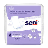 Disposable Underpad Seni® Soft Super Dry 23 X 35 Inch Cellulose Pulp Light Absorbency - BeHope