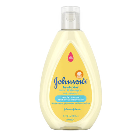 Baby Shampoo Body Wash Johnson's® Baby Head-to-toe® Gentle Newborn Sensitive Skin Paraben Free - BeHope