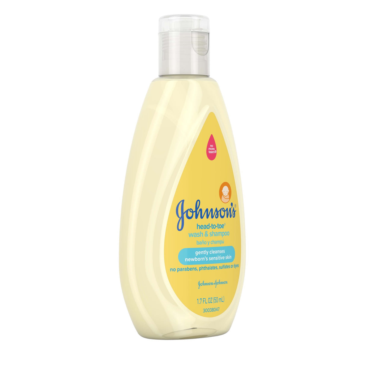 Baby Shampoo Body Wash Johnson's® Baby Head-to-toe® Gentle Newborn Sensitive Skin Paraben Free - BeHope