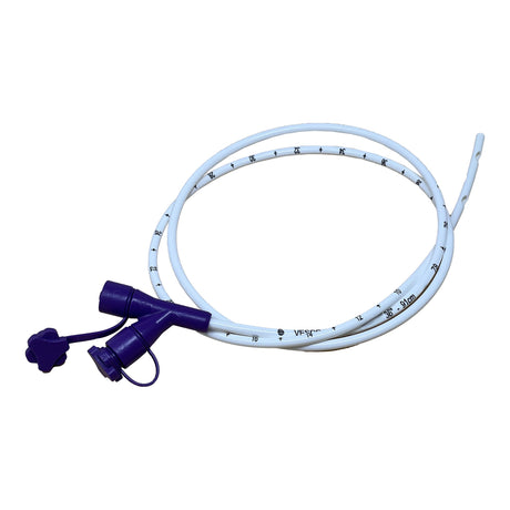 Nasogastric Feeding Tube Dual Port Kink Resistant Polyurethane with Lubricant Nonsterile - BeHope