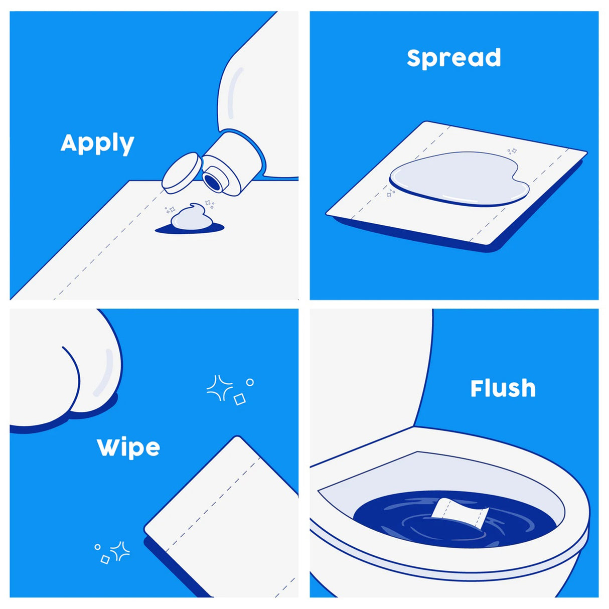 Toilet Paper Gel Starter Set Fresh Peaches® For Toilet Paper - BeHope