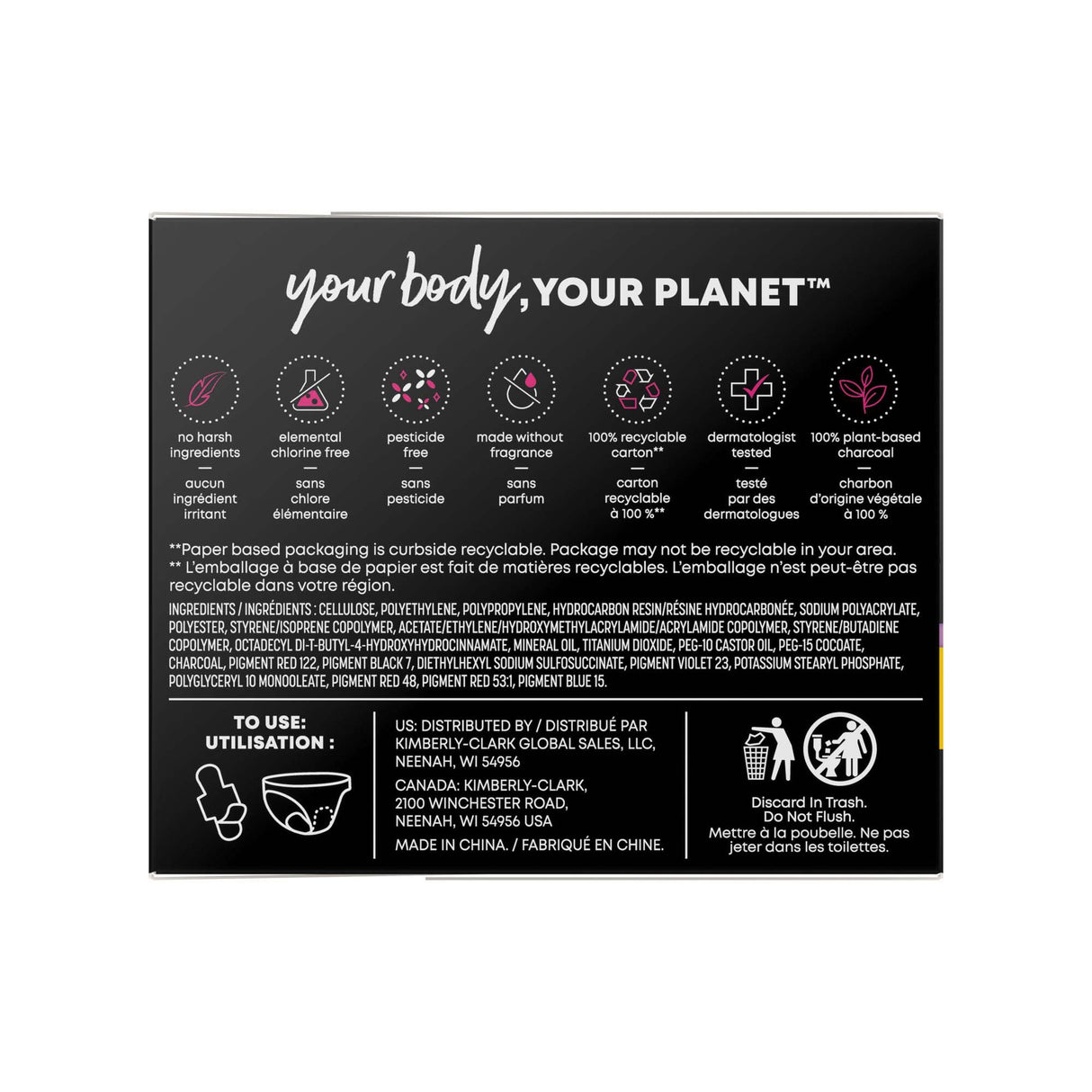 Feminine Pad U By Kotex Balance Fast Absorb pH-Balanced Comfort - BeHope