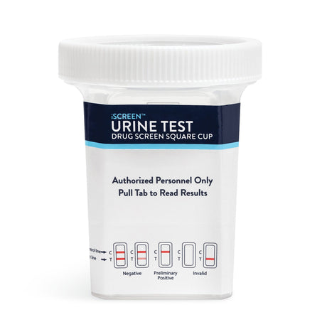 Drugs of Abuse Test Kit iScreen® AMP, COC, mAMP/MET, OPI2000 25 Tests CLIA Waived - BeHope