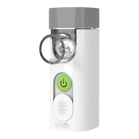 Handheld Compressor Nebulizer System Large Volume Medication Cup Aerosol Mask / Mouthpiece Delivery - BeHope