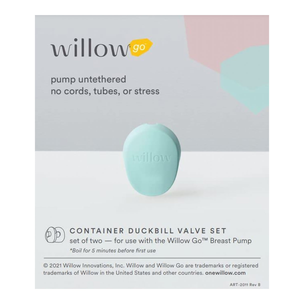 Duckbill Valve Set Food Grade Silicone for Willow Go Breast Pump - BeHope