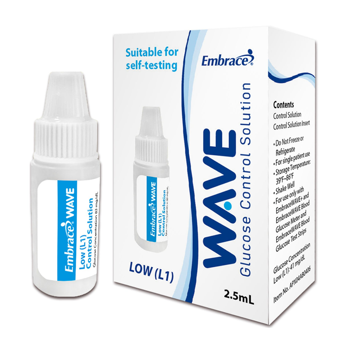 Blood Glucose Control Solution for Embrace® Wave Meters - BeHope