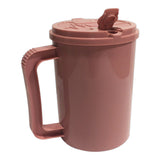 22 oz. Plastic Insulated Drinking Mug Mauve Reusable - BeHope