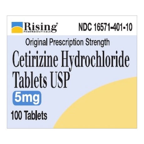 Allergy Relief Tablets with Cetirizine Hydrochloride for Seasonal Allergies - BeHope