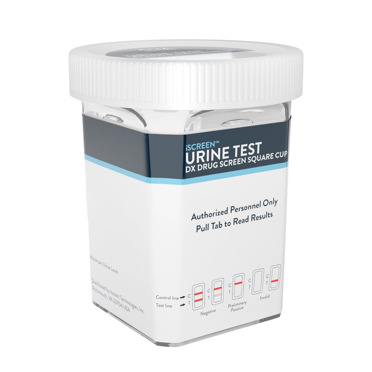Drugs of Abuse Test Kit iScreen® DX AMP, BAR, BZO, BUP, COC, mAMP/MET, MDMA, MTD, MOP(OPI300), OXY, PCP, THC, (CR, PH, SG) 25 Tests CLIA Waived - BeHope