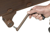 Semi-Electric Bed Competitor II Semi-Electric 87-1/5 Inch Length Adjustable Deck 15 to 22-1/2 Inch Height Range - BeHope