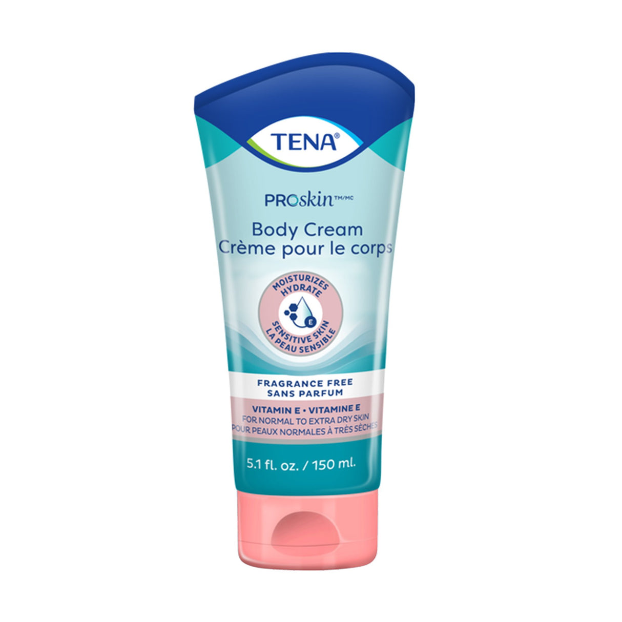 Hand and Body Moisturizer TENA® Proskin™ 5.1 oz. Tube Unscented Cream CHG Compatible - BeHope
