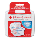 First Aid Kit Johnson and Johnson to Go Plastic Case - BeHope